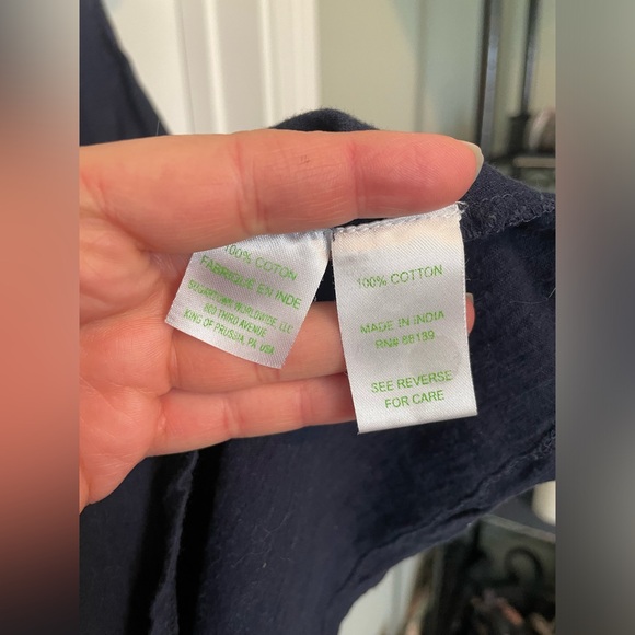 Lilly Pulitzer Essie Tank Top True Navy - Picture 5 of 5